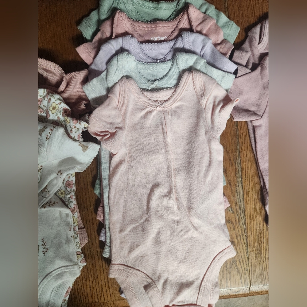 Carter's Soft Pink Short Sleeve Onesie